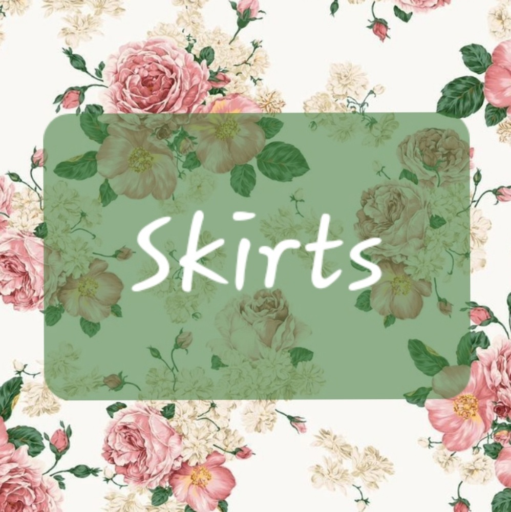Skirts after this....